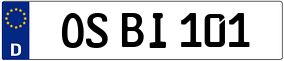 Truck License Plate